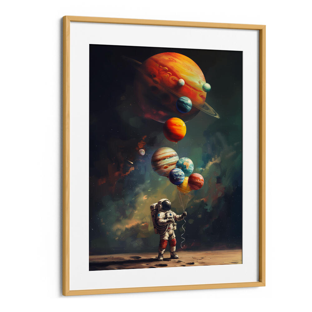 SPACE BALLOON , SURREAL ART PRINTS