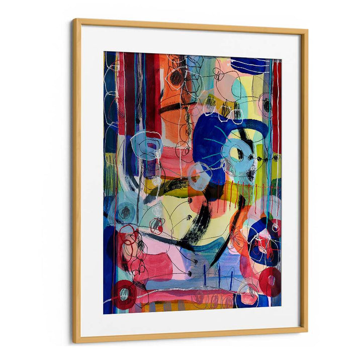 SPIDER ATTACK, ABSTRACT PAINTINGS features bold colors and dynamic brush strokes, perfect for modern decor.