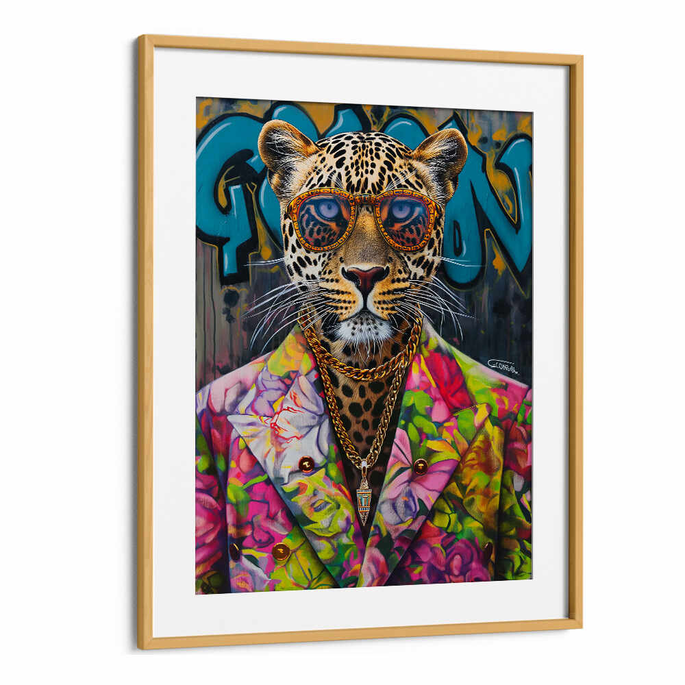 STYLISH LEOPARD , POP ART PAINTINGS