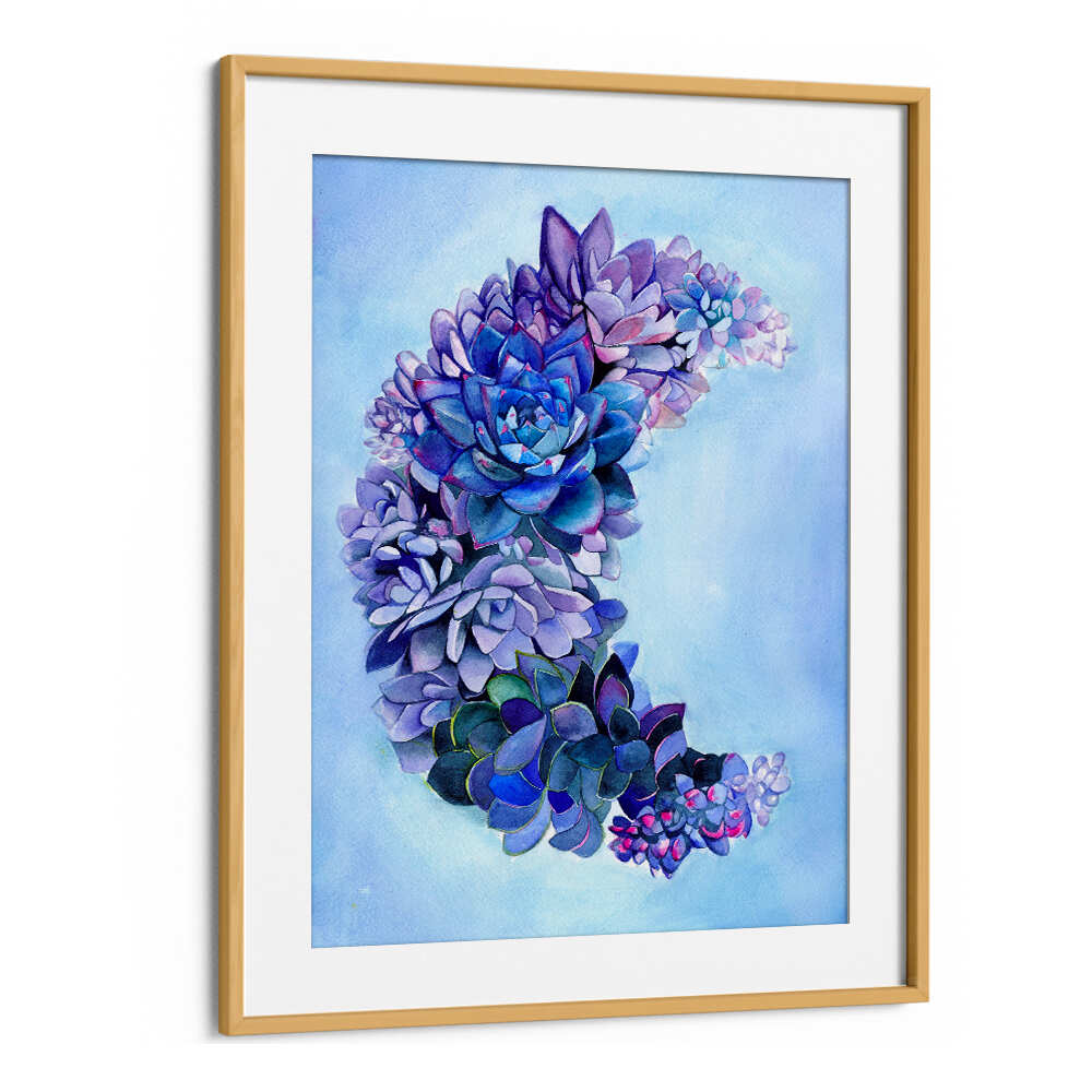 SUCCULENT MOON GARDEN LARGE , KIDS ROOM PAINTINGS