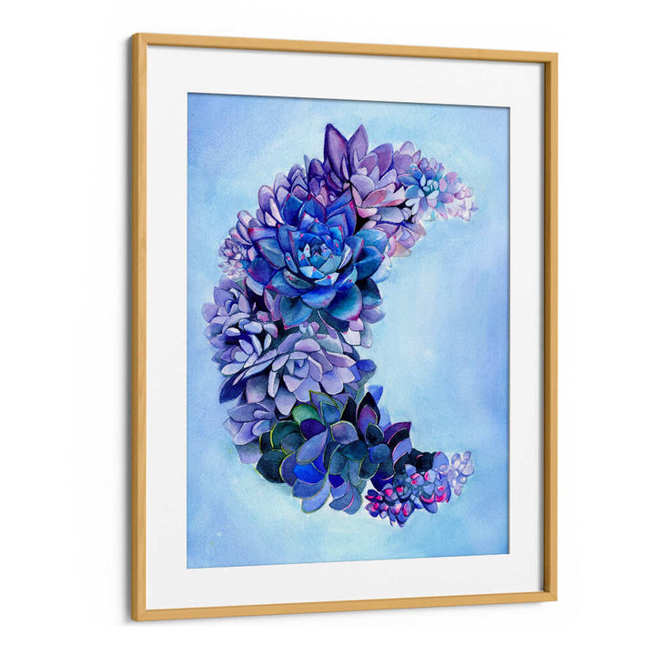 SUCCULENT MOON GARDEN LARGE , KIDS ROOM PAINTINGS