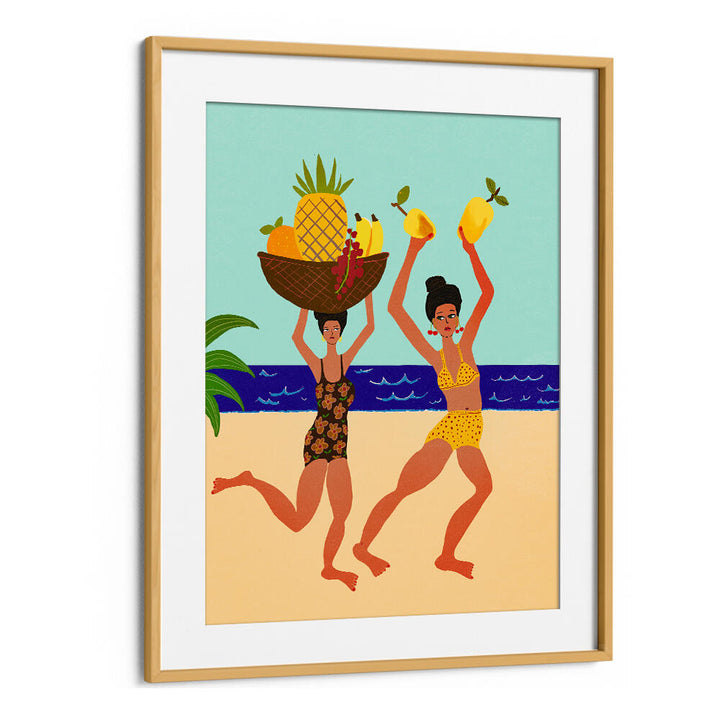 SUMMER TROPICAL FUN TIME , PORTRAITS & FIGURATIVE ILLUSTRATIONS