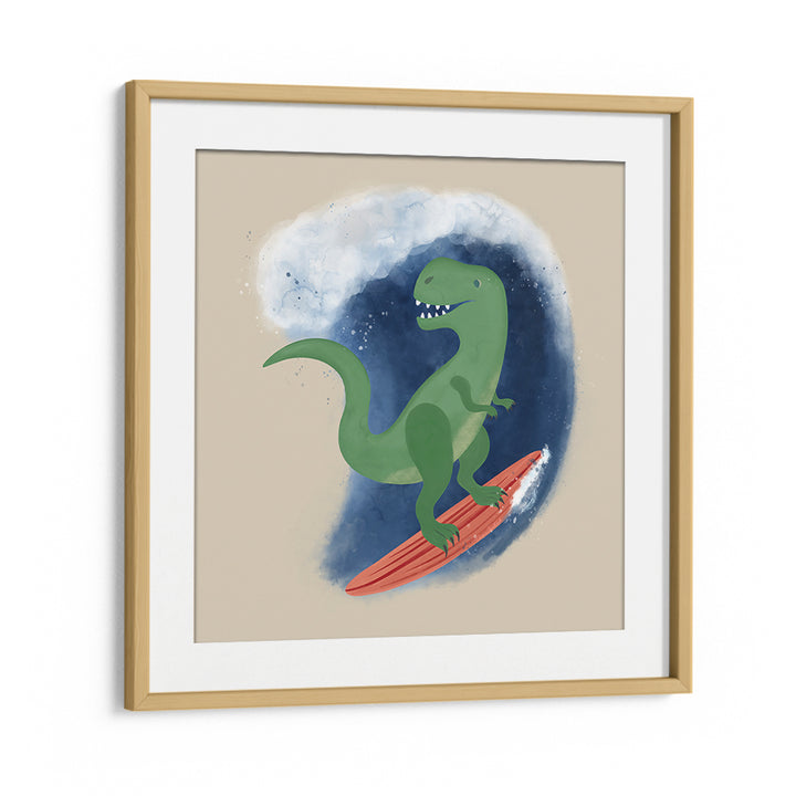 T-REX SURFING WAVE