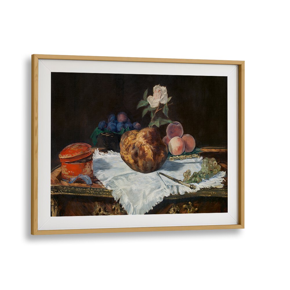 THE BRIOCHE (1870) BY EDOUARD MANET , VINTAGE PAINTINGS