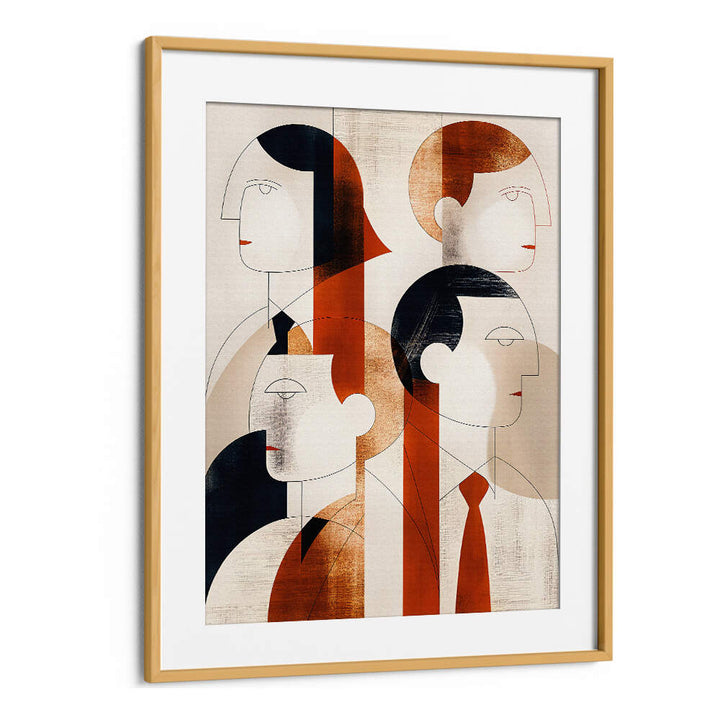 THE GEOMETRY OF US , PORTRAITS & FIGURATIVE ILLUSTRATIONS