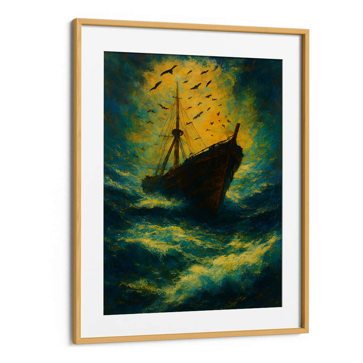 THE LAST DESCENT , EXPRESSIONISM PAINTINGS