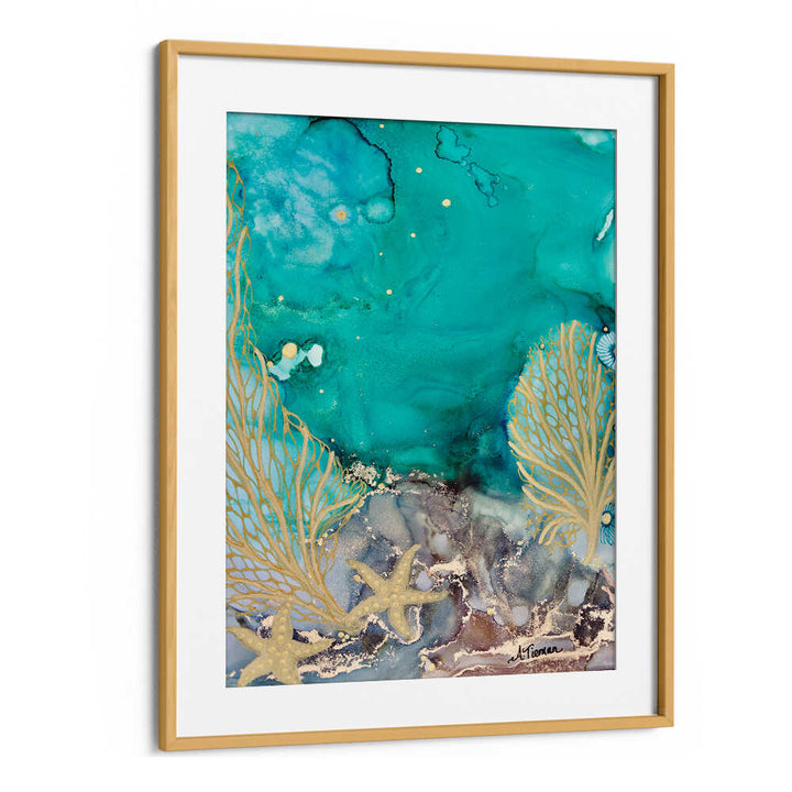 Vibrant TURQUOISE WATERS NO II, BEACH PAINTINGS capture serene coastal beauty, perfect for beach-themed decor.