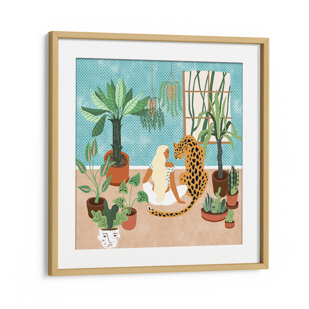 URBAN JUNGLE , BOHO ART PAINTINGS