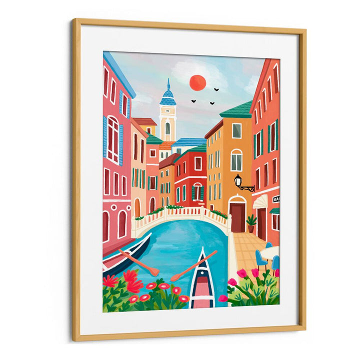 VENICE CANAL SUNRISE STROLL , TRAVEL POSTERS