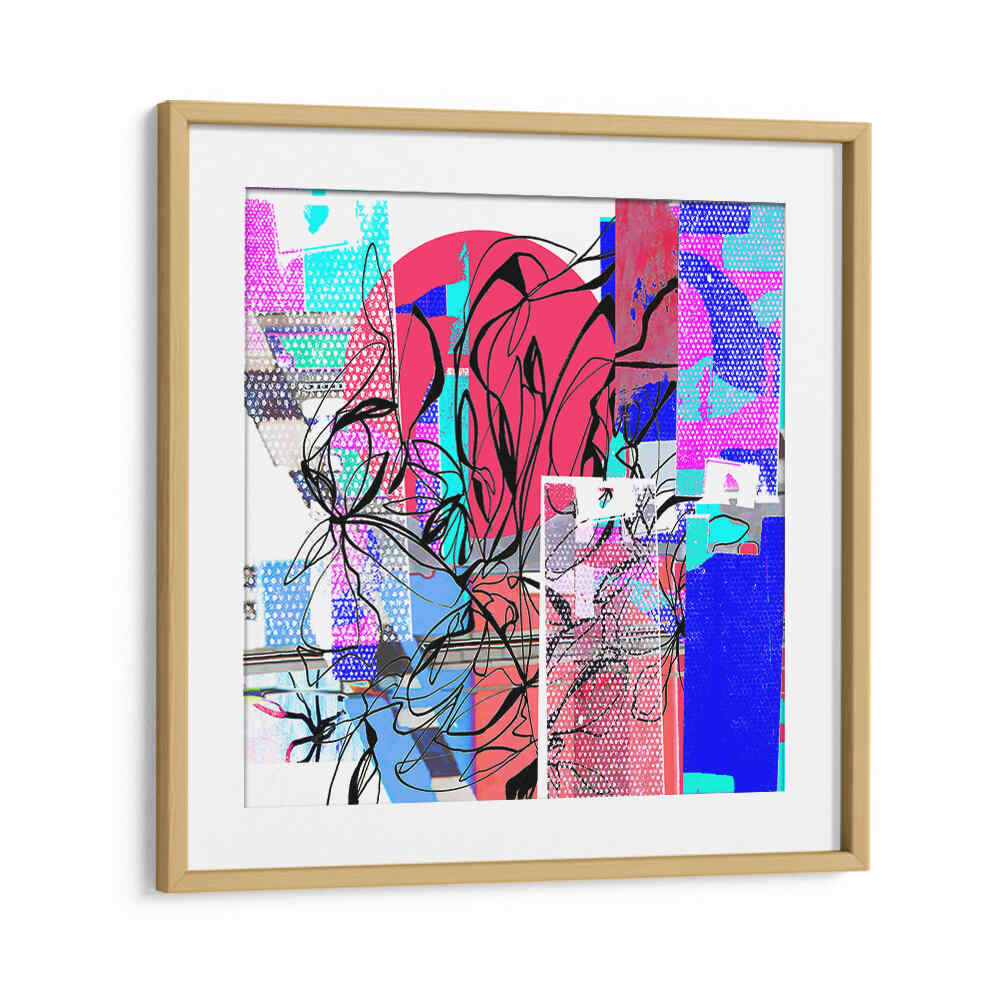 VIBRANT COLORS WITH FLORAL PATTERNS , ORGANIC FORMS
