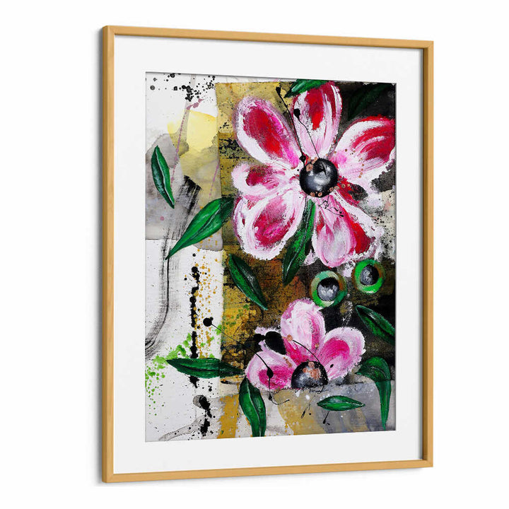 VIBRANT PETAL DANCE , FLORAL FLOWER PAINTINGS