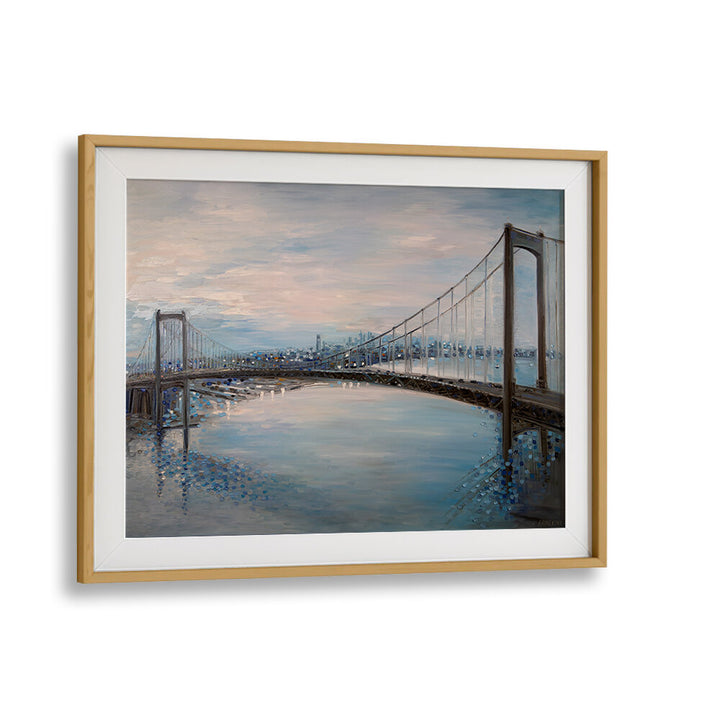 WALT WHITMAN BRIDGE , MODERN IMPRESSIONISM PAINTINGS