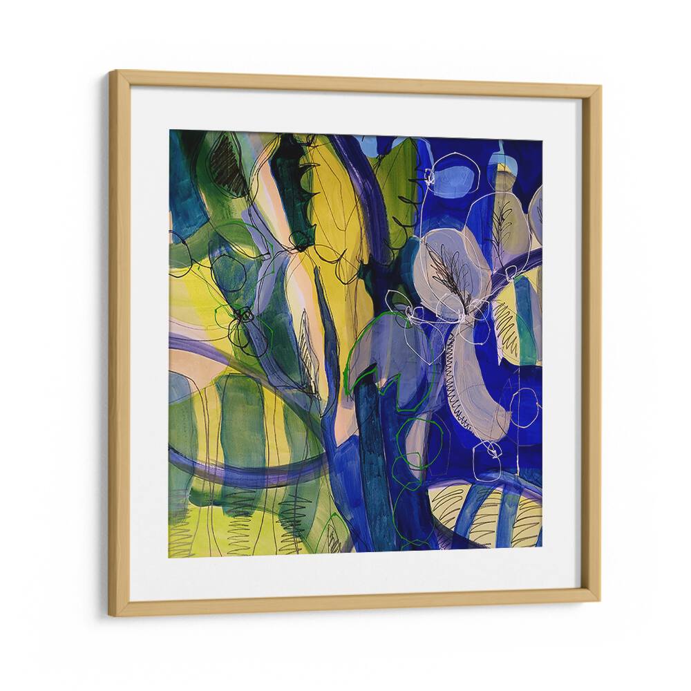 Vibrant WATER FLOWERS V, ABSTRACT PAINTINGS showcasing elegant colors, perfect for enhancing any modern space.