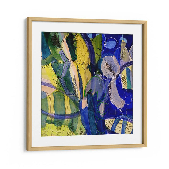 Vibrant WATER FLOWERS V, ABSTRACT PAINTINGS showcasing elegant colors, perfect for enhancing any modern space.