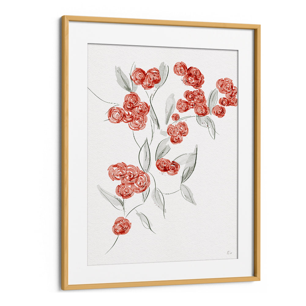 WATERCOLOR RED FLOWERS
