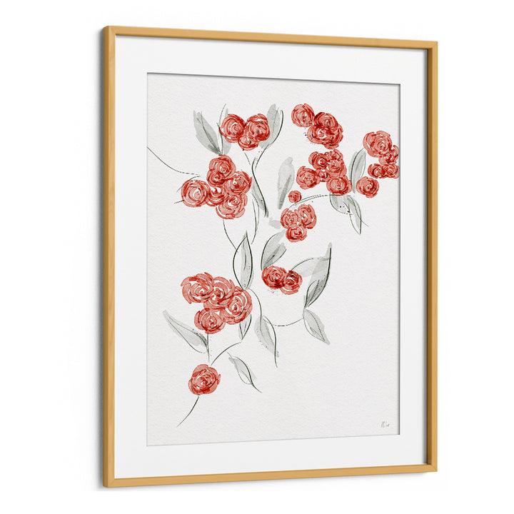 WATERCOLOR RED FLOWERS