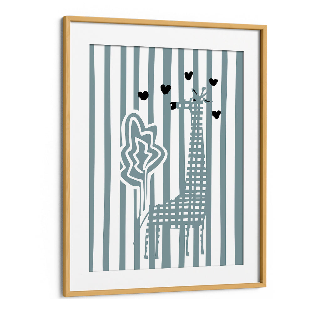 WHIMSICAL GIRAFFE AND HEARTS