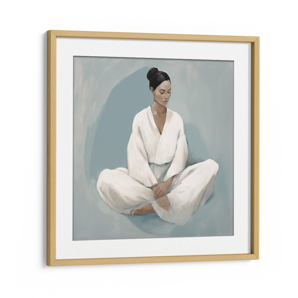 WOMAN IN MEDITATION , HEALTH & WELNESS