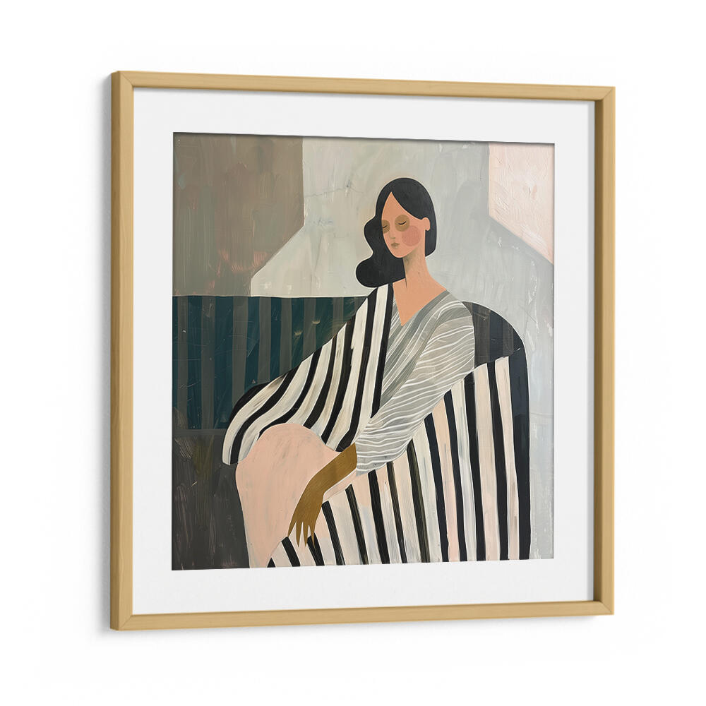 WOMAN IN RECLINE , PORTRAITS & FIGURATIVE ILLUSTRATIONS