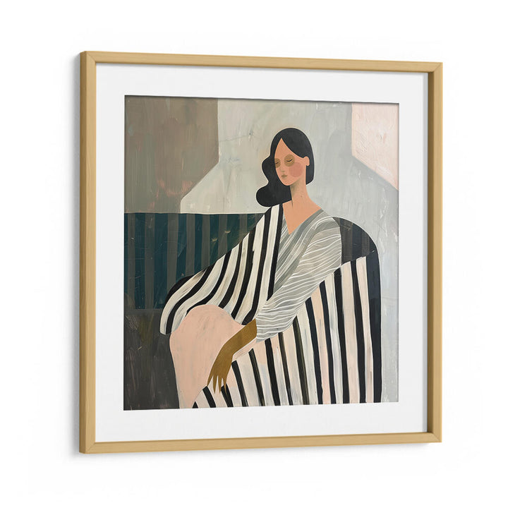 WOMAN IN RECLINE , PORTRAITS & FIGURATIVE ILLUSTRATIONS