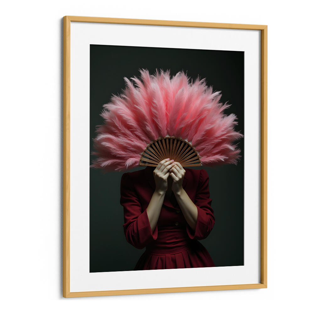WOMAN WITH FEATHERS