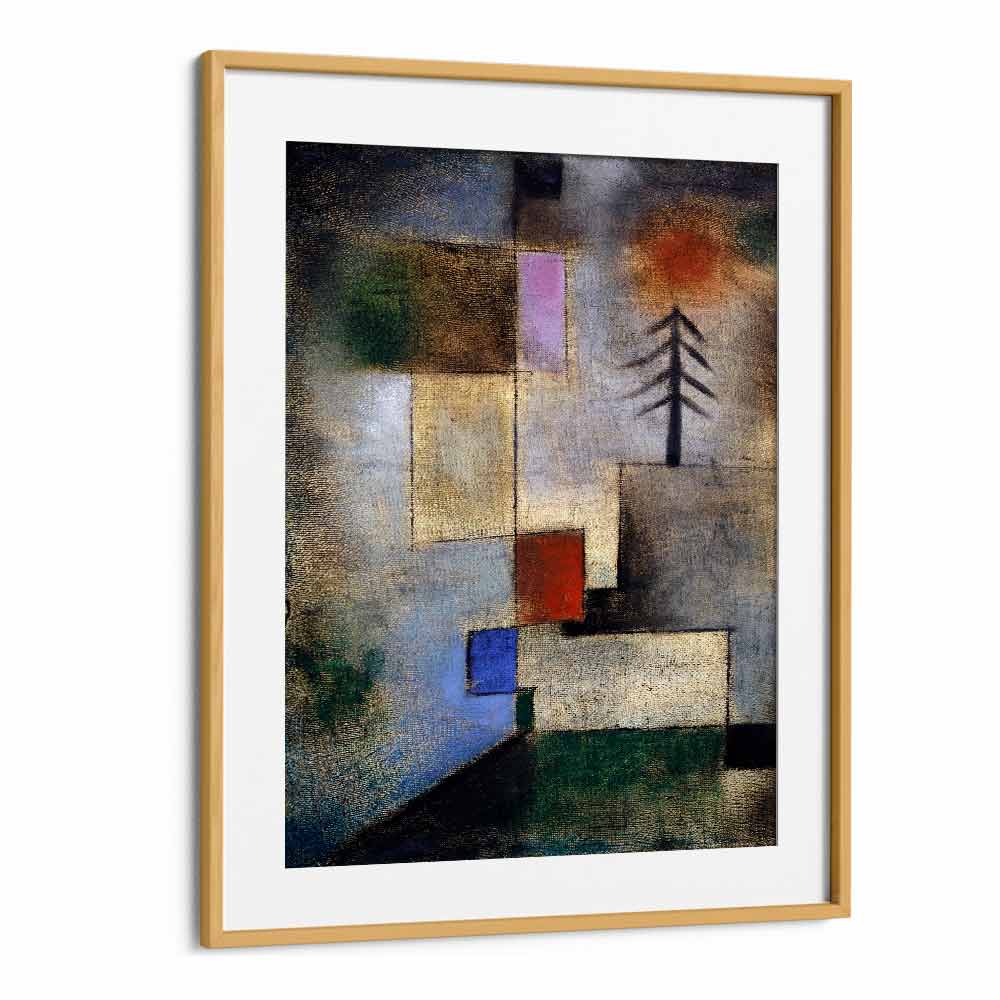 SMALL FIR PICTURE (1922) BY PAUL KLEE, PAUL KLEE PAINTINGS