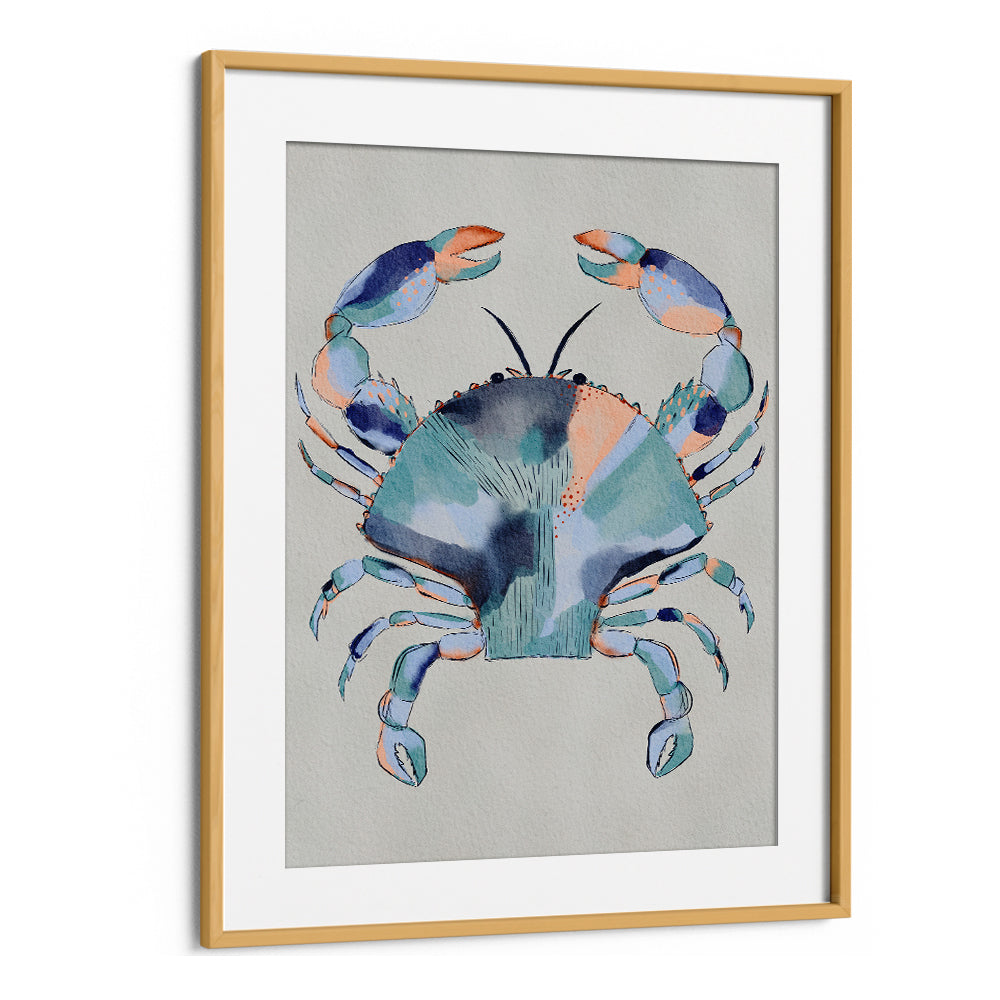 COASTAL BLUE CRAB PAINTING