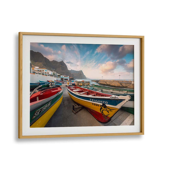 COLORED BOATS BY STEFAN HEFELE , LANDSCAPE PHOTO PRINTS