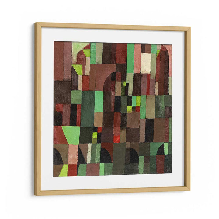 RED AND GREEN ARCHITECTURE (1922) BY PAUL KLEE, PAUL KLEE PAINTINGS