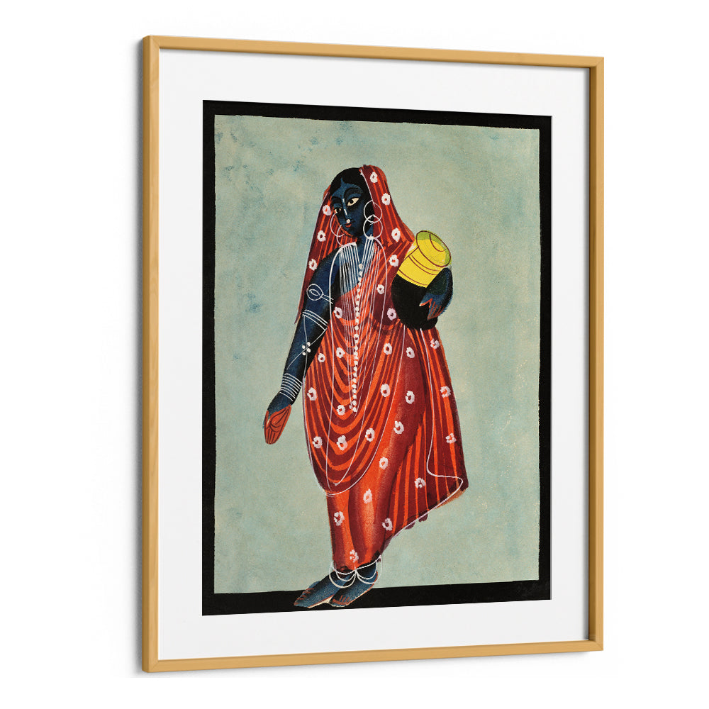 VISHNU IN FEMALE FORM OF MOHINI (1890) , INDIAN ART PAINTINGS