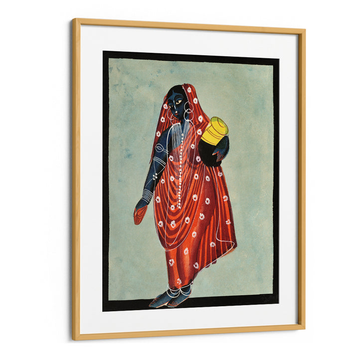 VISHNU IN FEMALE FORM OF MOHINI (1890) , INDIAN ART PAINTINGS