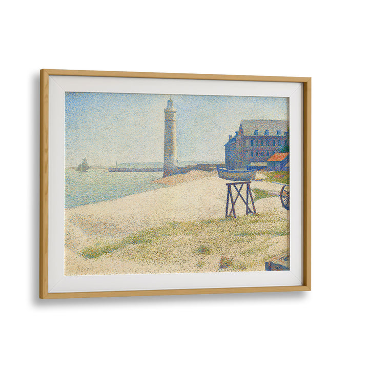 THE LIGHTHOUSE AT HONFLEUR II (1886)  , VINTAGE PAINTINGS