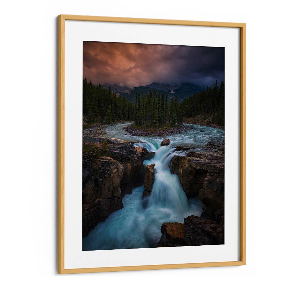 SUNWAPTA FALLS , LANDSCAPE PHOTO PRINTS , LANDSCAPE PHOTOGRAPHY