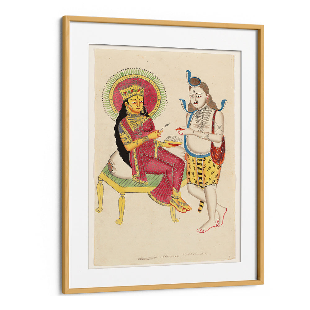 ARDHANARI , INDIAN ART PAINTINGS