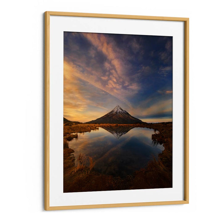 MOUNT TARANAKI WINTER SUNRISE , LANDSCAPE PHOTO PRINTS