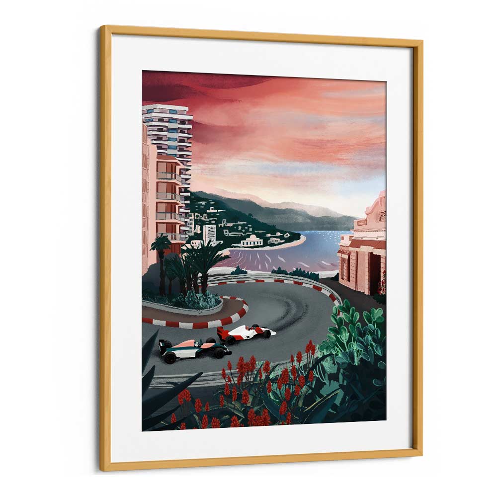 MONACO CIRCUIT BY GOED BLAUW, LANDSCAPE ART PRINTS