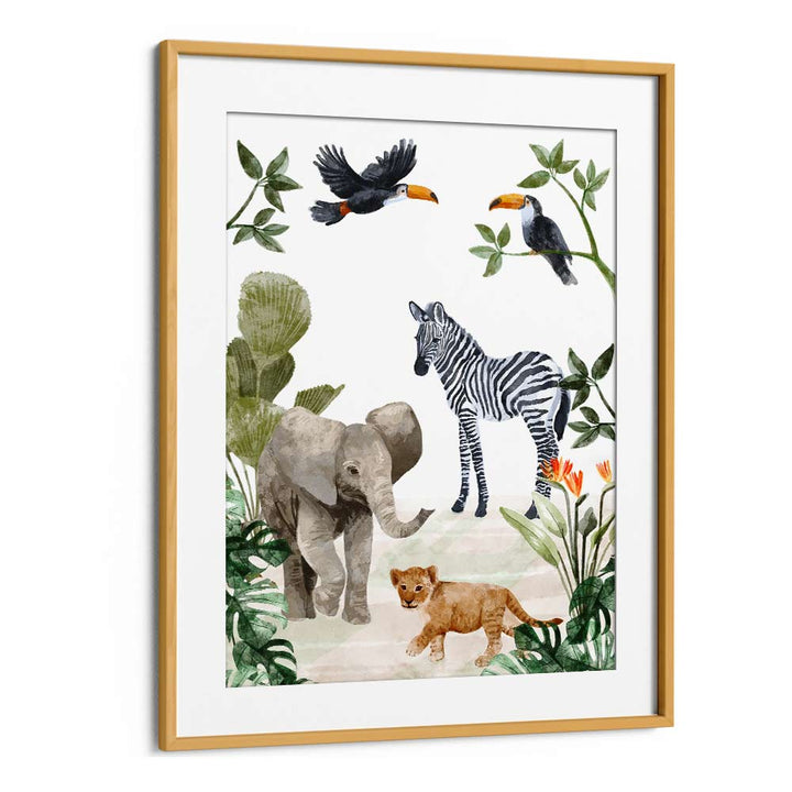 JUNGLE BABIES BY GOED BLAUW, KIDS ART PRINTS