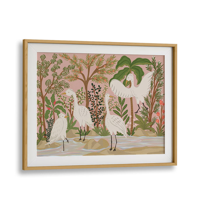 PEACEFUL JUNGLE EGRETS