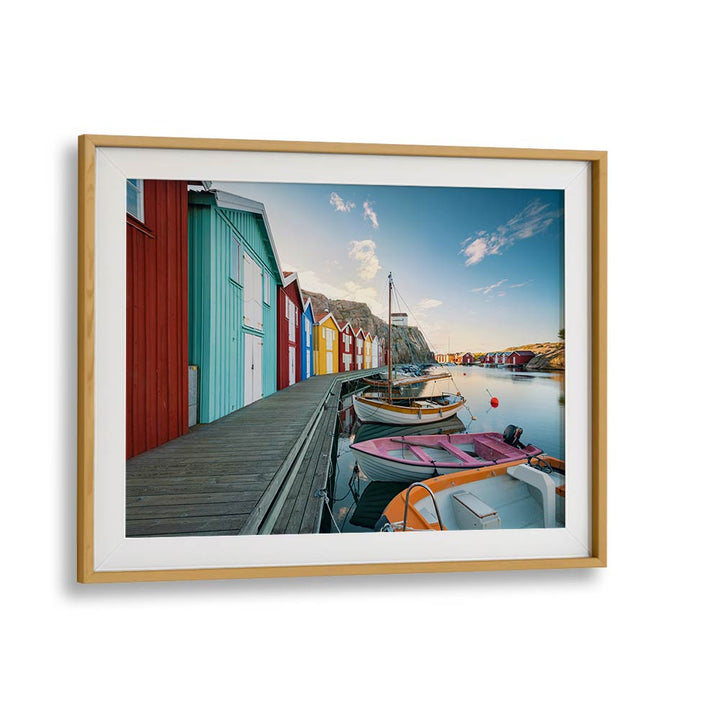 COLORED HARBOUR BY STEFAN HEFELE , LANDSCAPE PHOTO PRINTS