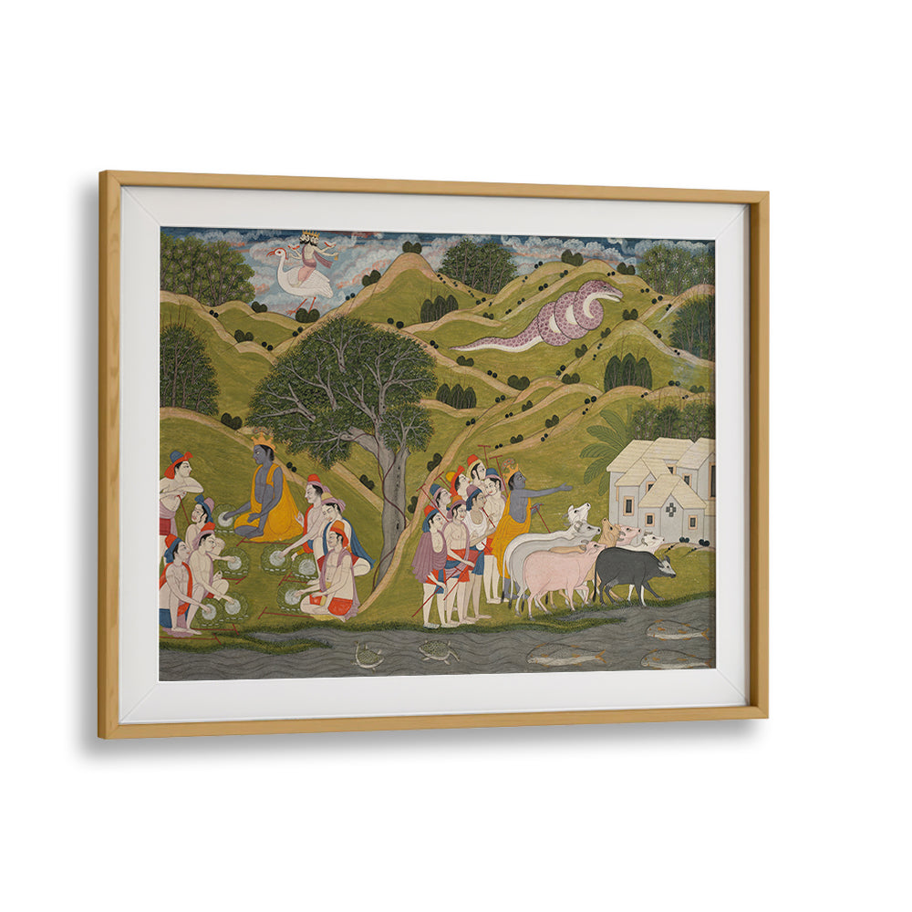 KALIYA , INDIAN ART PAINTINGS