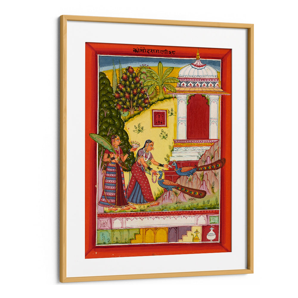 KAMOD RAGINI , INDIAN ART PAINTINGS