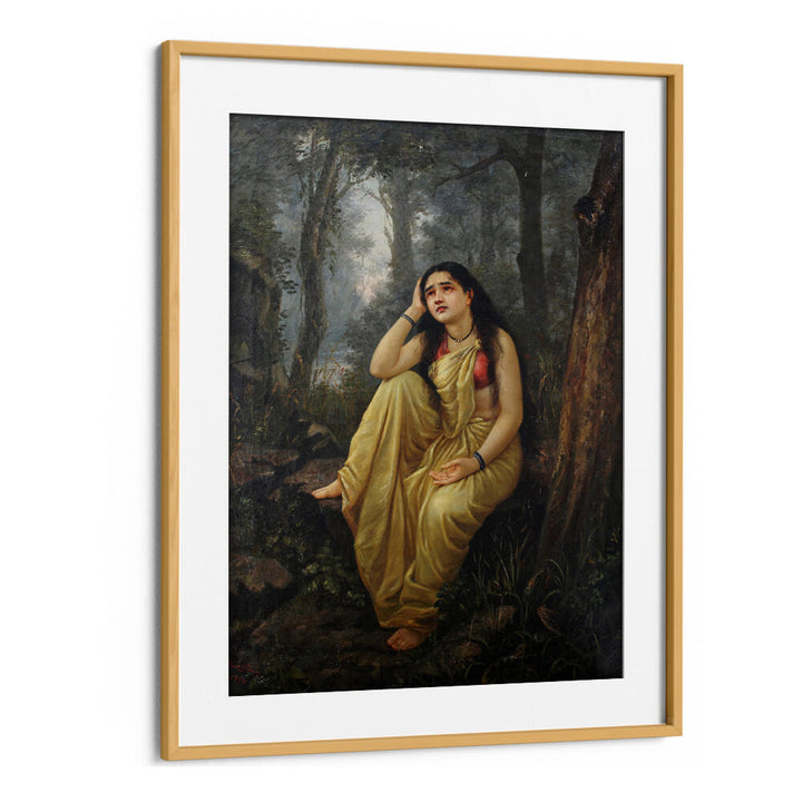 DAMAYANTI_VANAVASA , INDIAN ART PAINTINGS