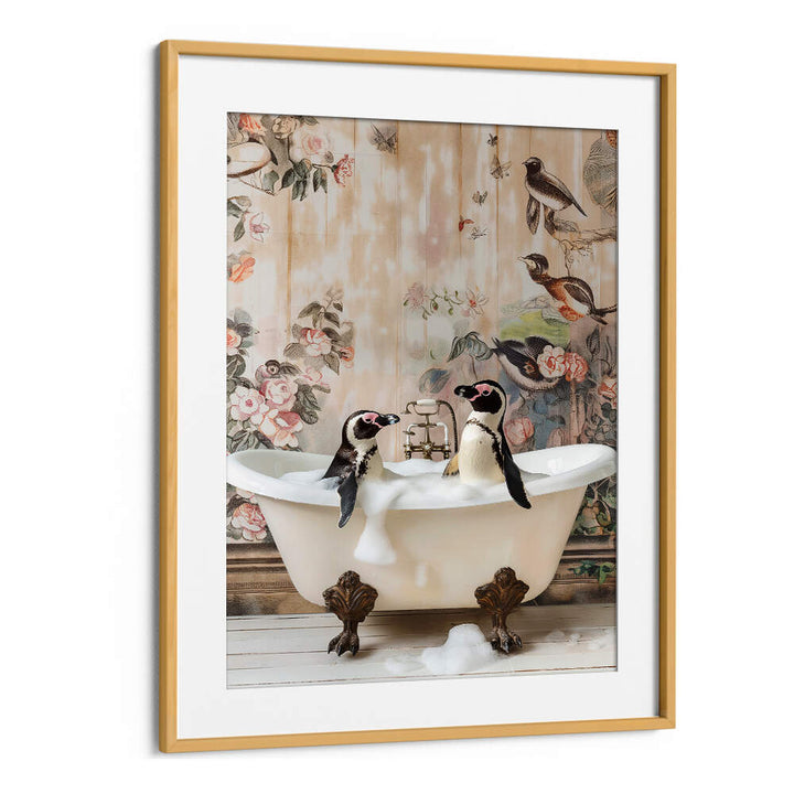 PENGUIN PALS IN A BUBBLE BATH