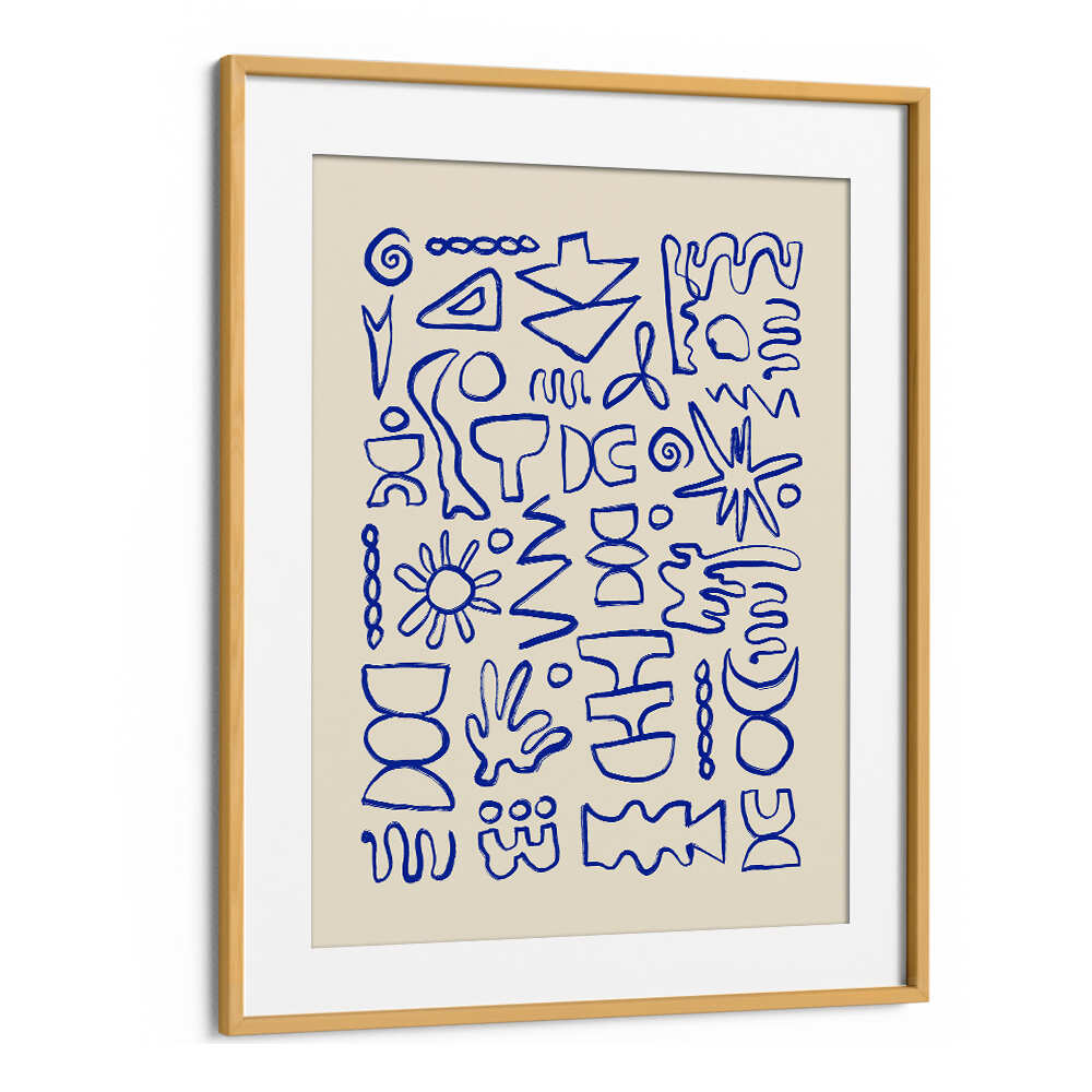 BLUE DOODLES , DOODLE ART PAINTINGS