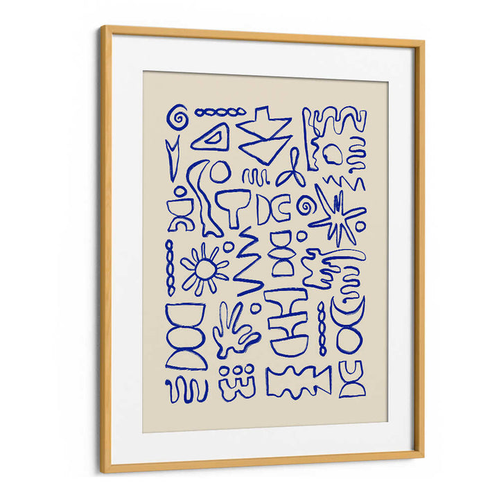 BLUE DOODLES , DOODLE ART PAINTINGS
