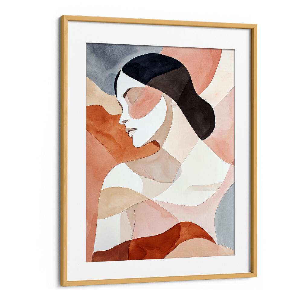 WOMAN WATERCOLOR DIGITAL PAINTING I , PORTRAITS & FIGURATIVE ILLUSTRATIONS