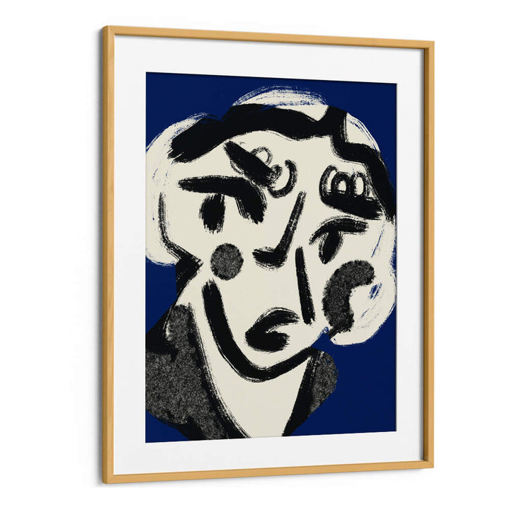 MADAME IN BLUE , PORTRAITS & FIGURATIVE ILLUSTRATIONS