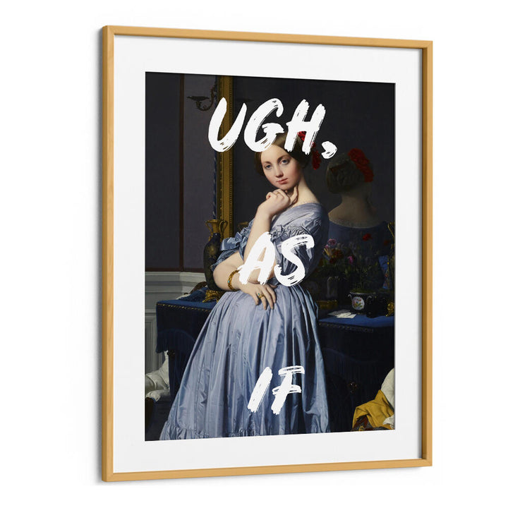 UGH AS IF WHITE , ALTERED ART PRINTS
