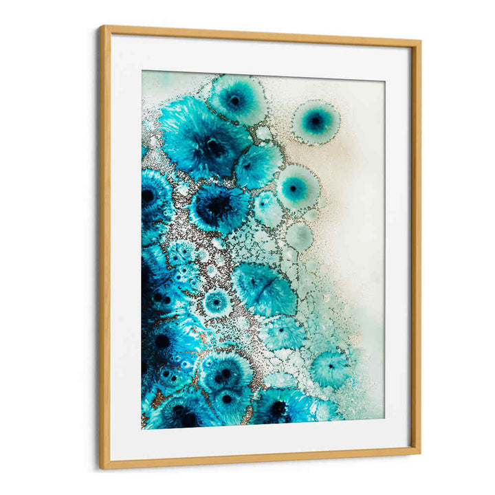 Vibrant AQUA AURORA III, ABSTRACT PAINTINGS, showcases mesmerizing colors and patterns, perfect for any modern space.