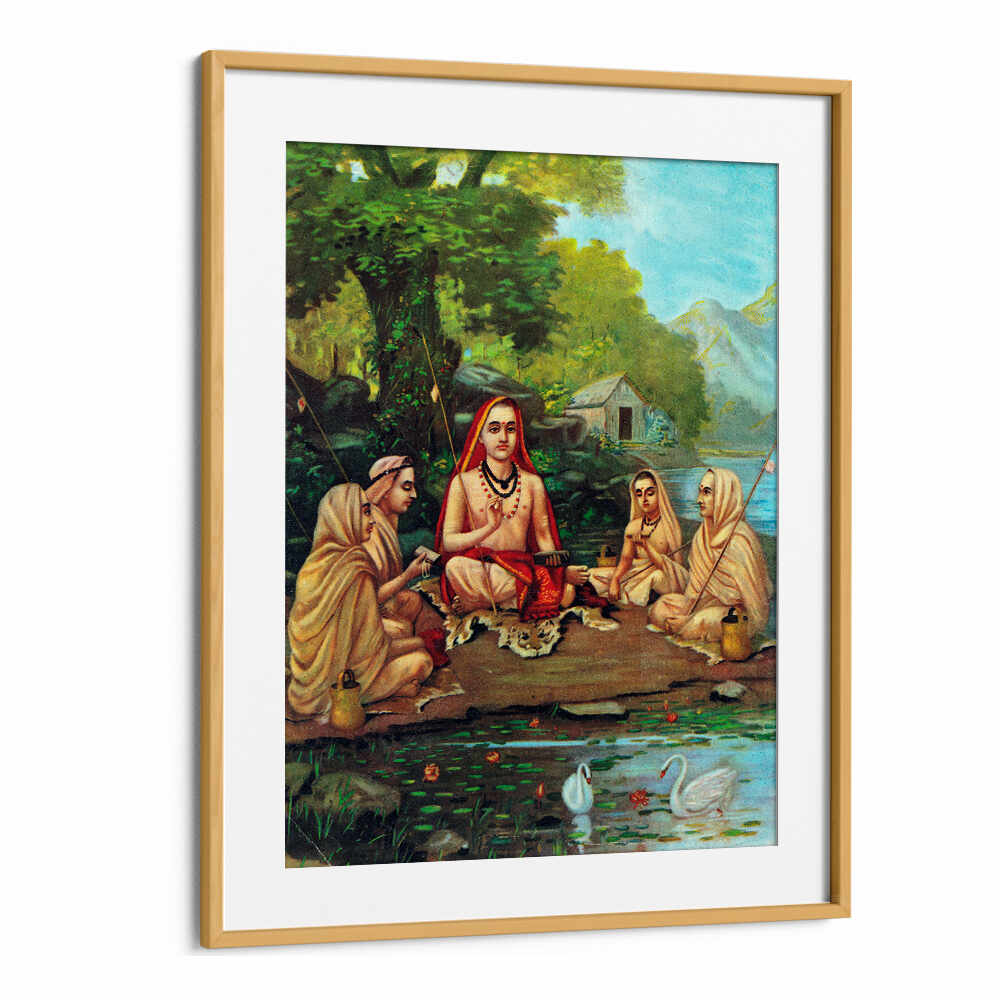 SANKARACHARYA , INDIAN ART PAINTINGS